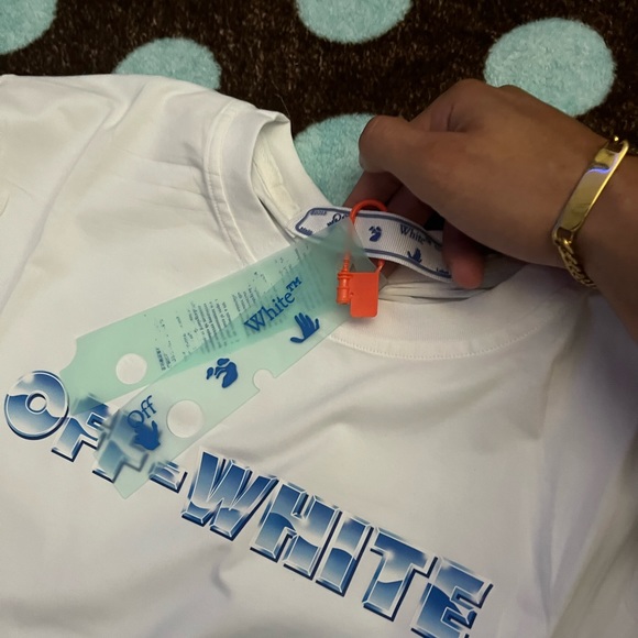 Off White Blue Arrow Shirt - Picture 4 of 4